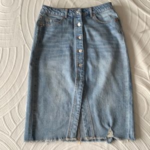 Denim skirt